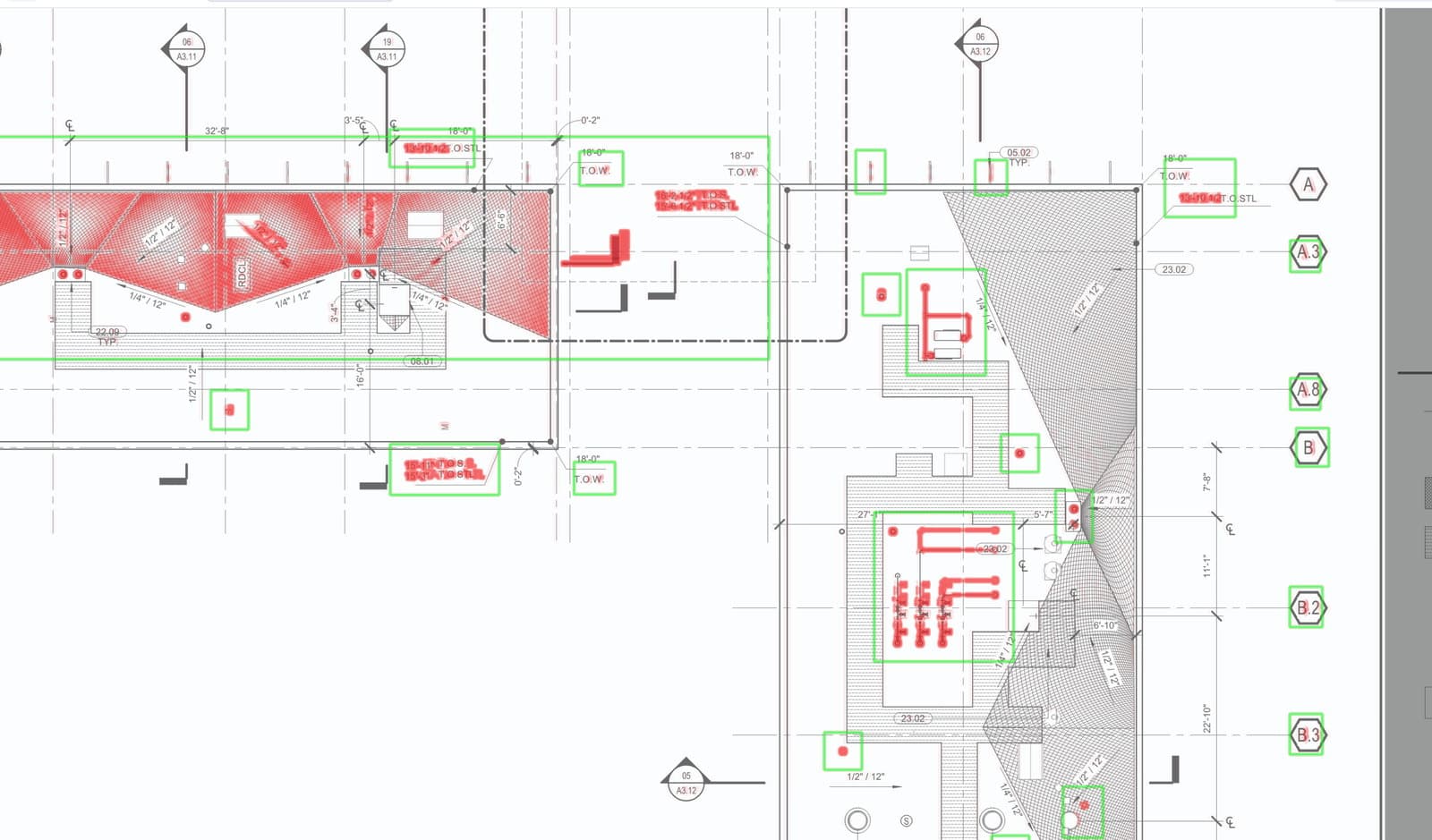 Revision overlay showing additions and deletions
